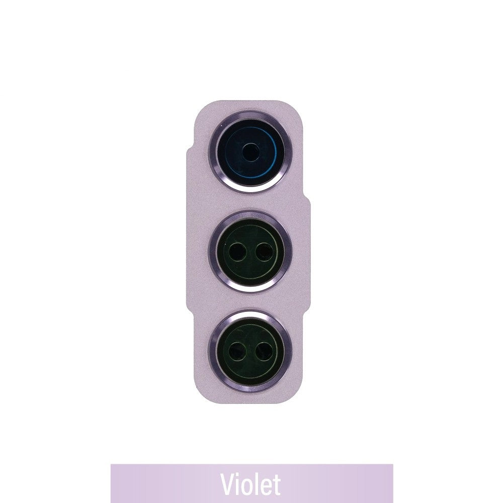 Rear Camera Lens Back Glass Cover for Samsung Galaxy S21 FE 5G G990B GH98-46772D (Gold)-Violet Rear Camera Lens Back Glass Cover for Samsung Galaxy S21 FE 5G G990B GH98-46772D (Gold)-Violet